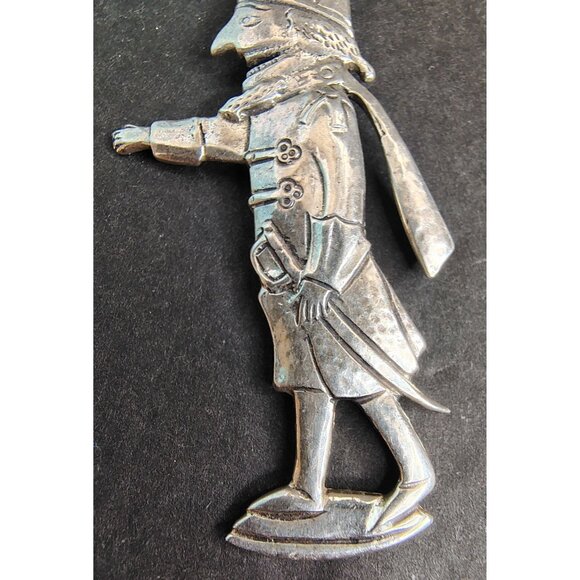 Vintage Hand and Hammer Sterling Silver Nutcracker Ornament, Christmas - Picture 3 of 5